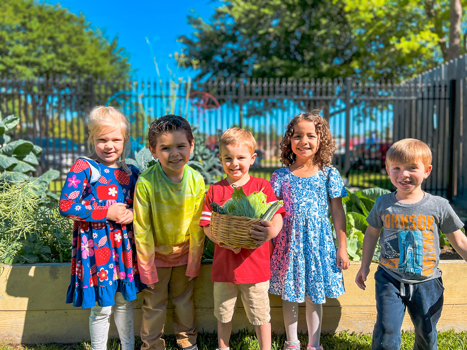 Montessori Spring time activity example. Planting power which is an outdoor activity of kids gardening.